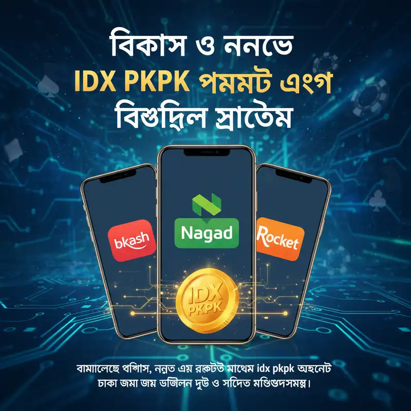 idx pkpk পেমেন্ট মেথড বিকাশ এবং নগদ